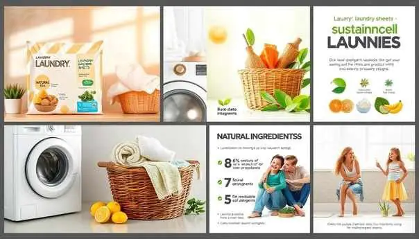 Eco-Friendly Laundry Sheets
