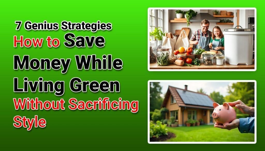 7 Genius Strategies: How to Save Money While Living Green Without Sacrificing Style