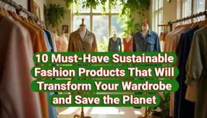 10 Must-Have Sustainable Fashion Products That Will Transform Your Wardrobe and Save the Planet