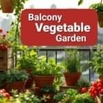 Balcony Vegetable Garden: A Step-by-Step Guide to Grow Organic Food in Small Spaces